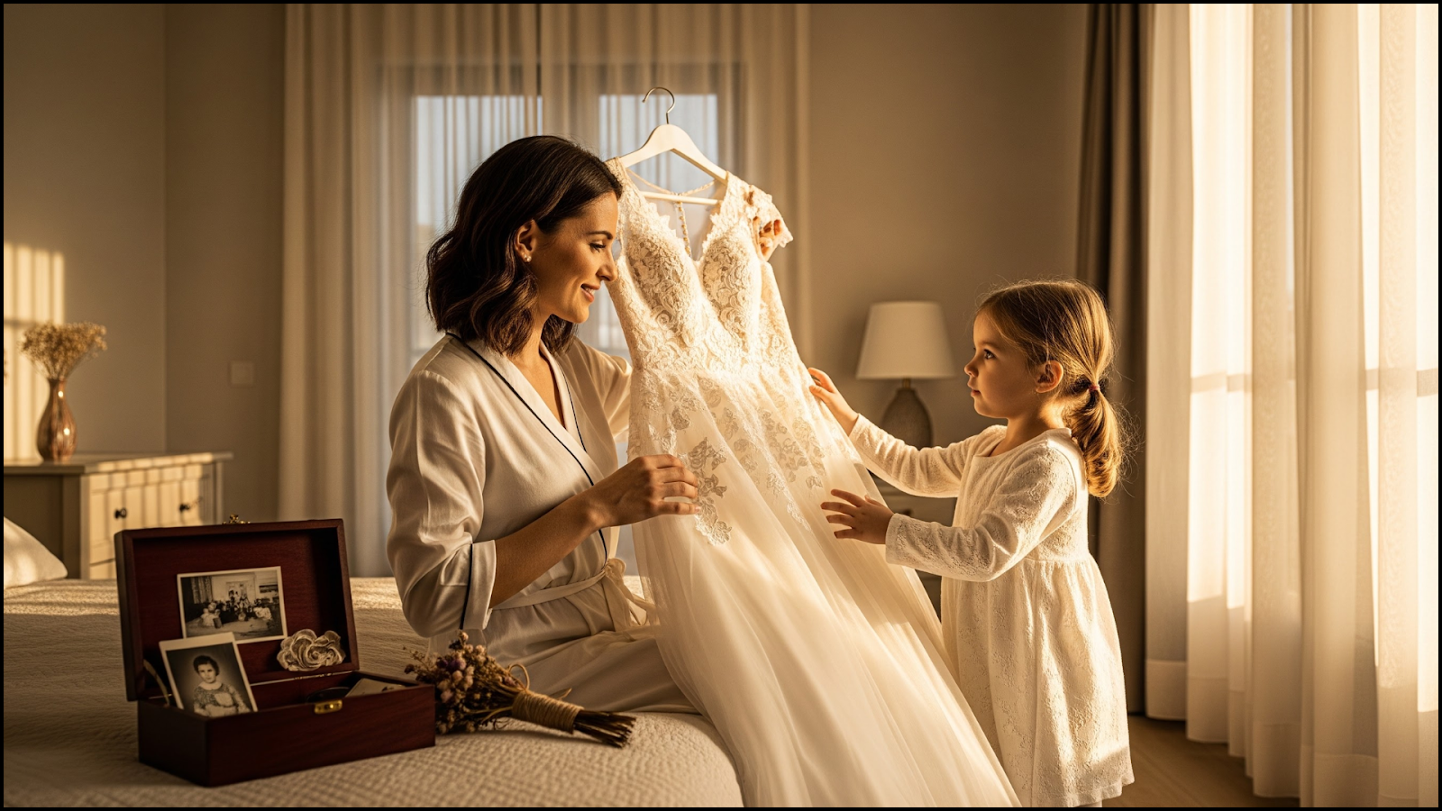How Can I Repurpose My Wedding Dress for My Daughter